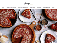 Tablet Screenshot of nancyspizza.com